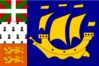 Variation Of The Flag Of Saint Pierre And Miquelon Clip Art